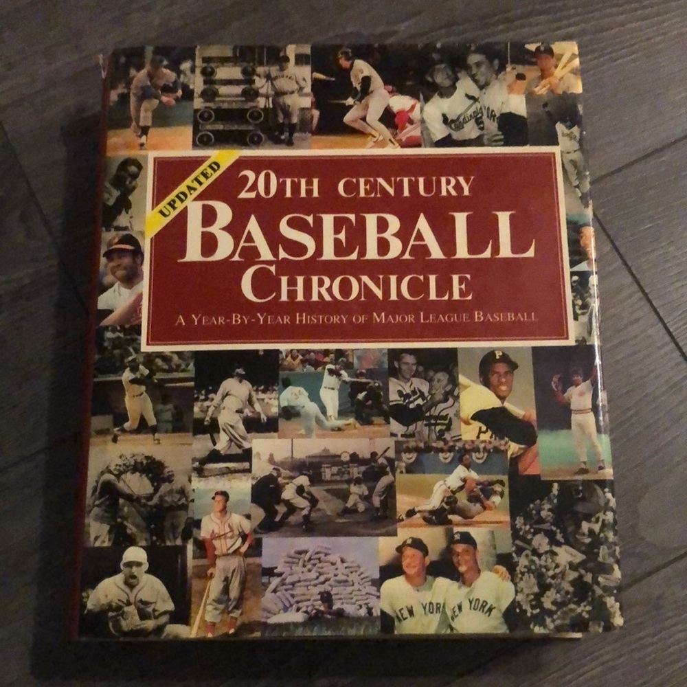 VINTAGE Update 20th century Baseball Chronicle A YEAR BY YEAR HISTORY book